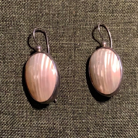 Jewelry - Mother of Pearl and 925 Silver Earrings
